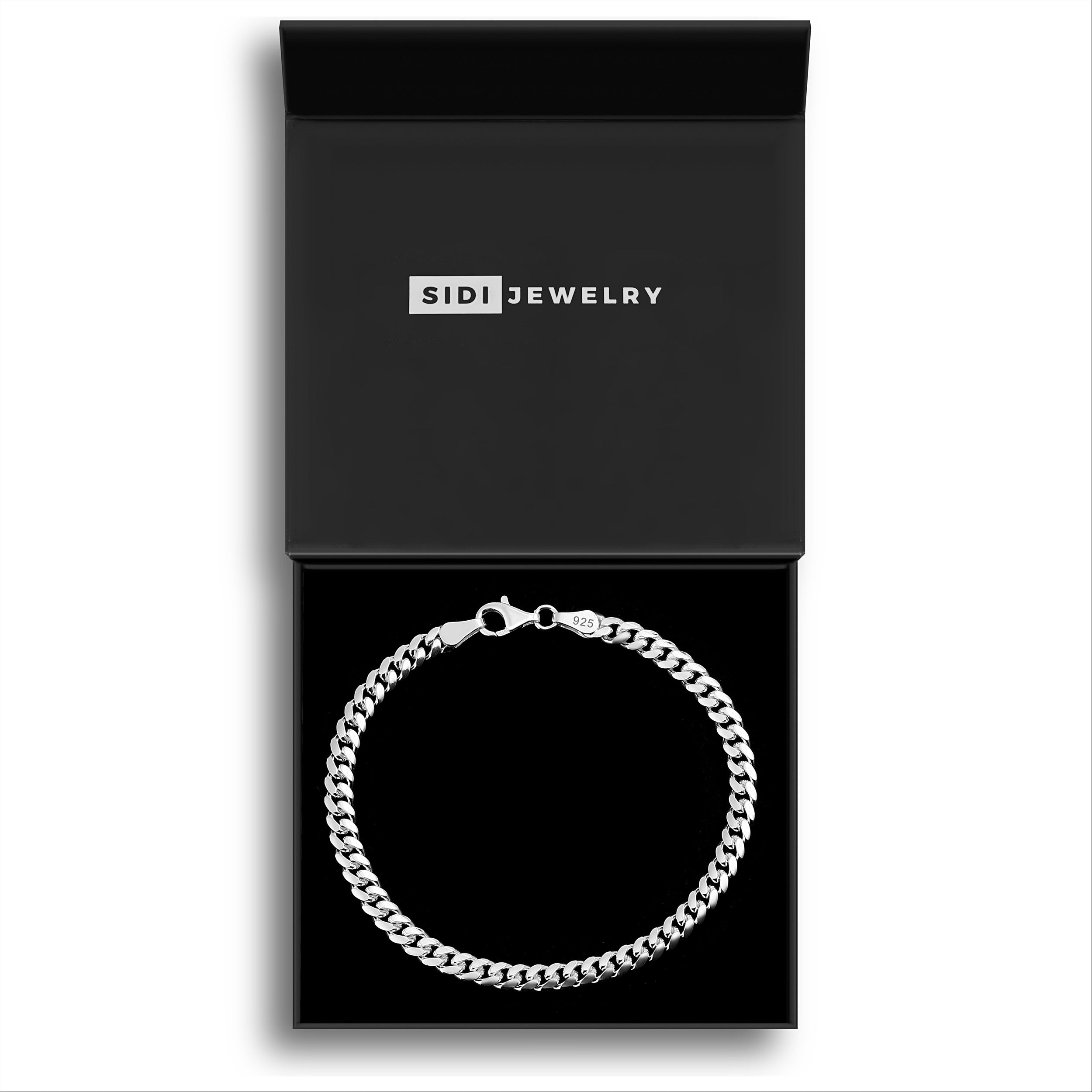 5mm - Miami Cuban Link Armband Panzerkette - 925 Silber