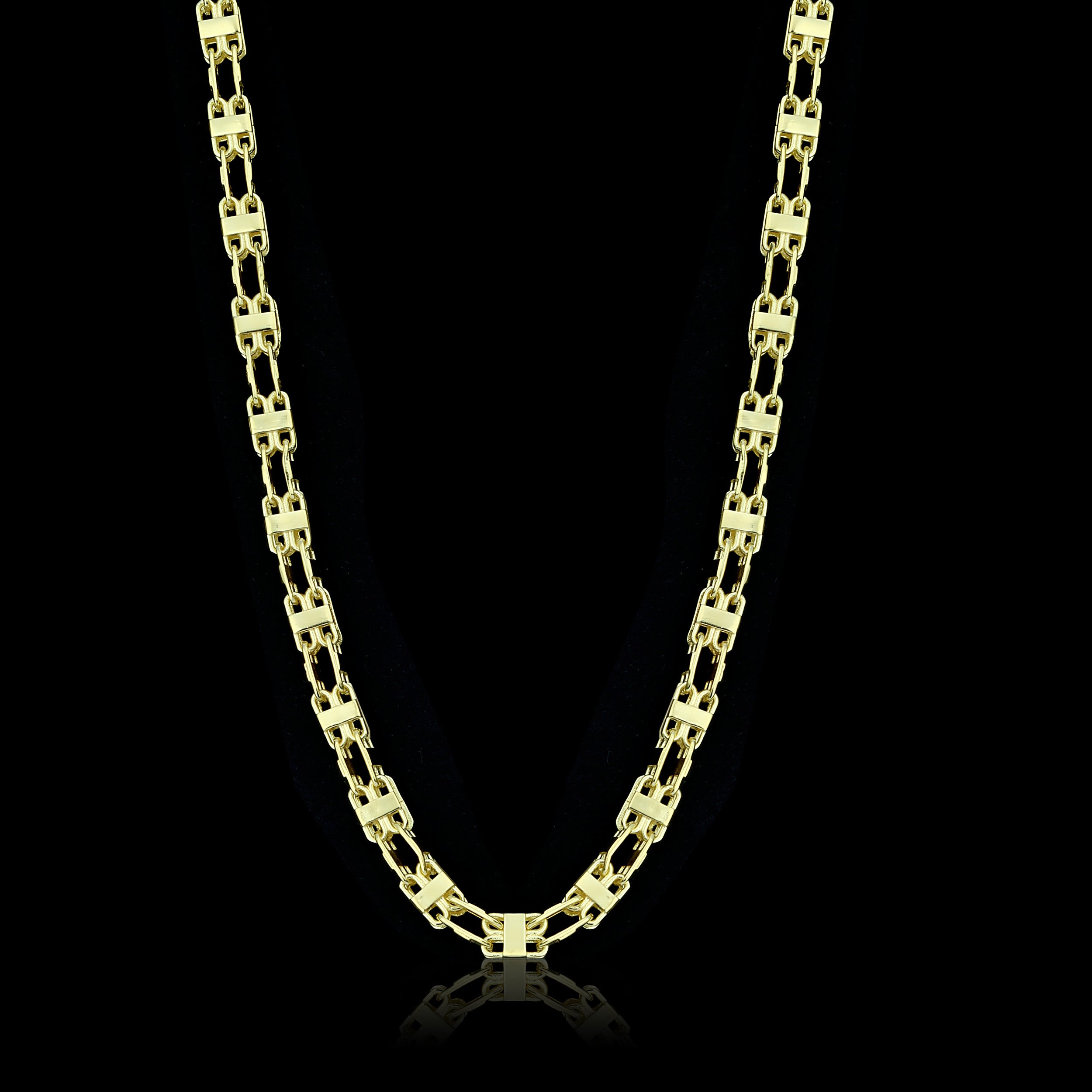 6mm Käfigkette - Silber 925 18k Gold vergoldet