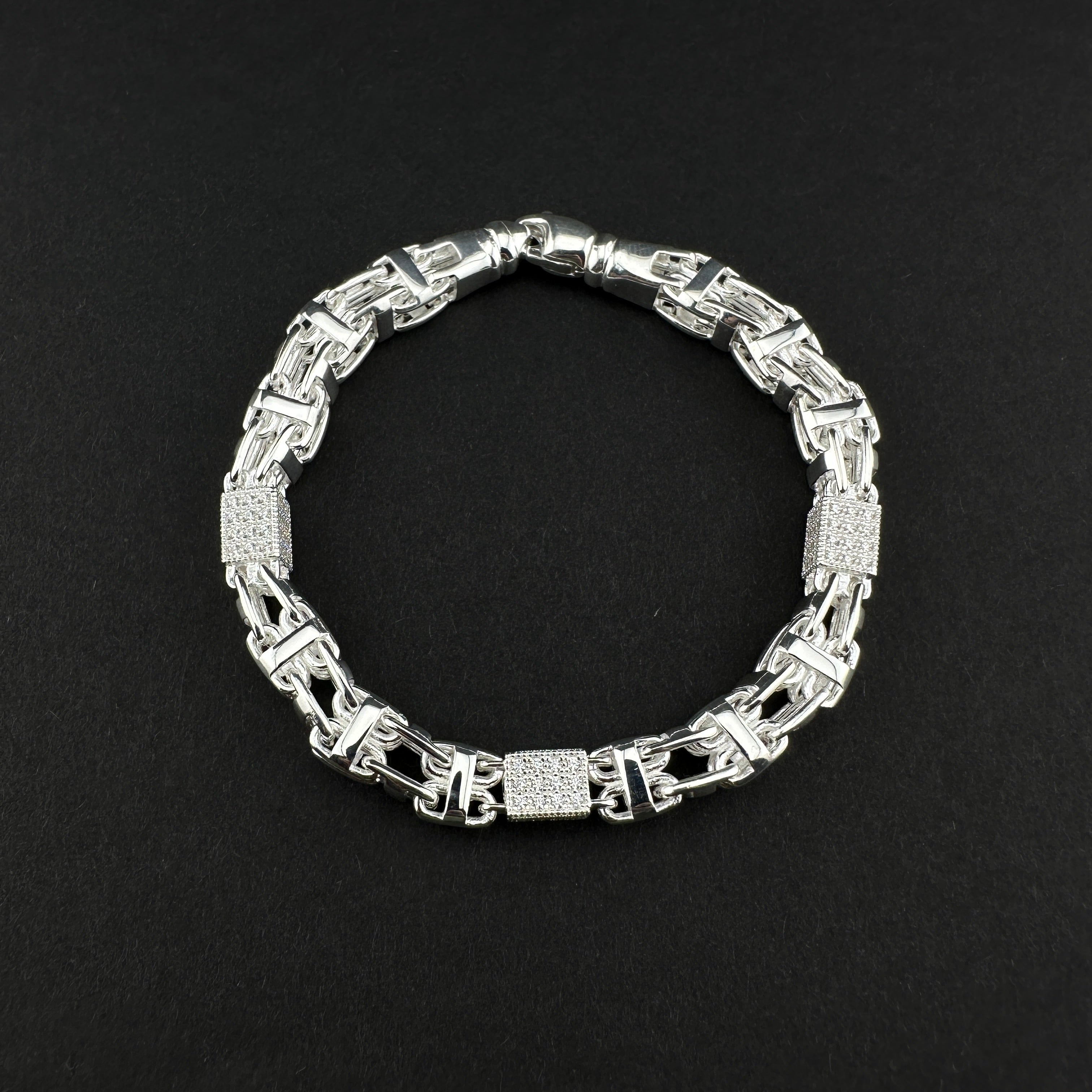 (Armband) Käfigkette ICED Out - 8,5mm breit