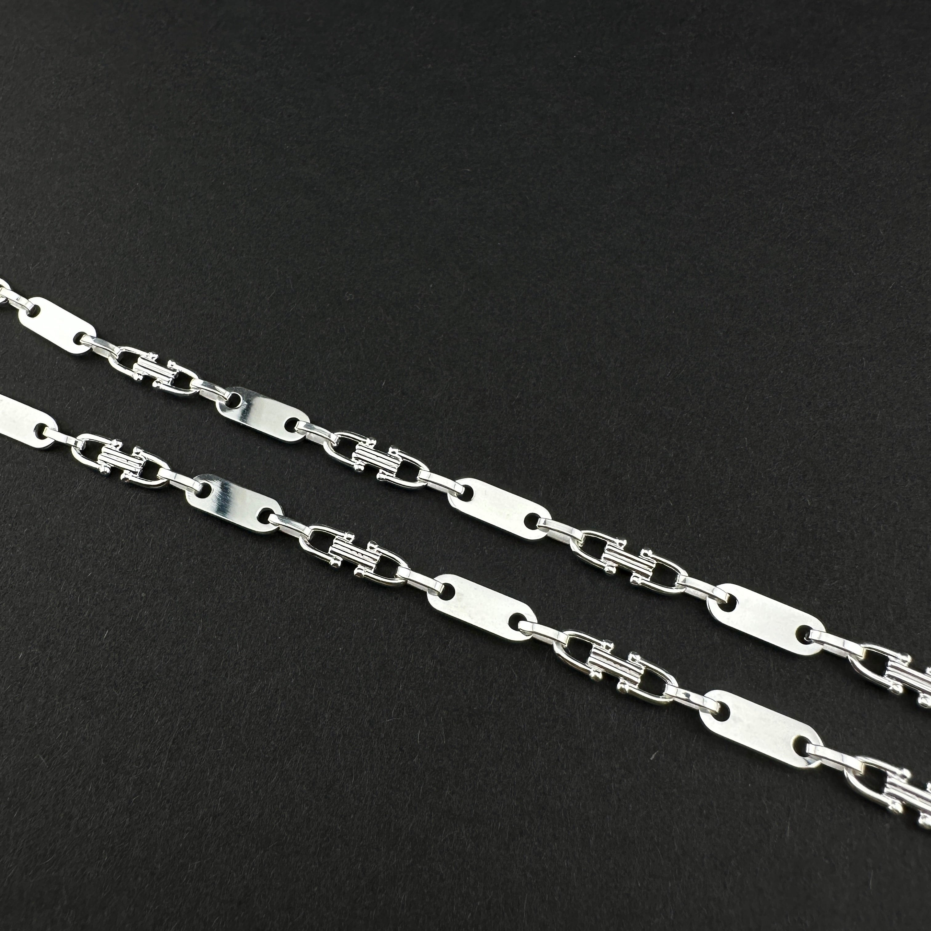Plattenkette - 4mm breit
