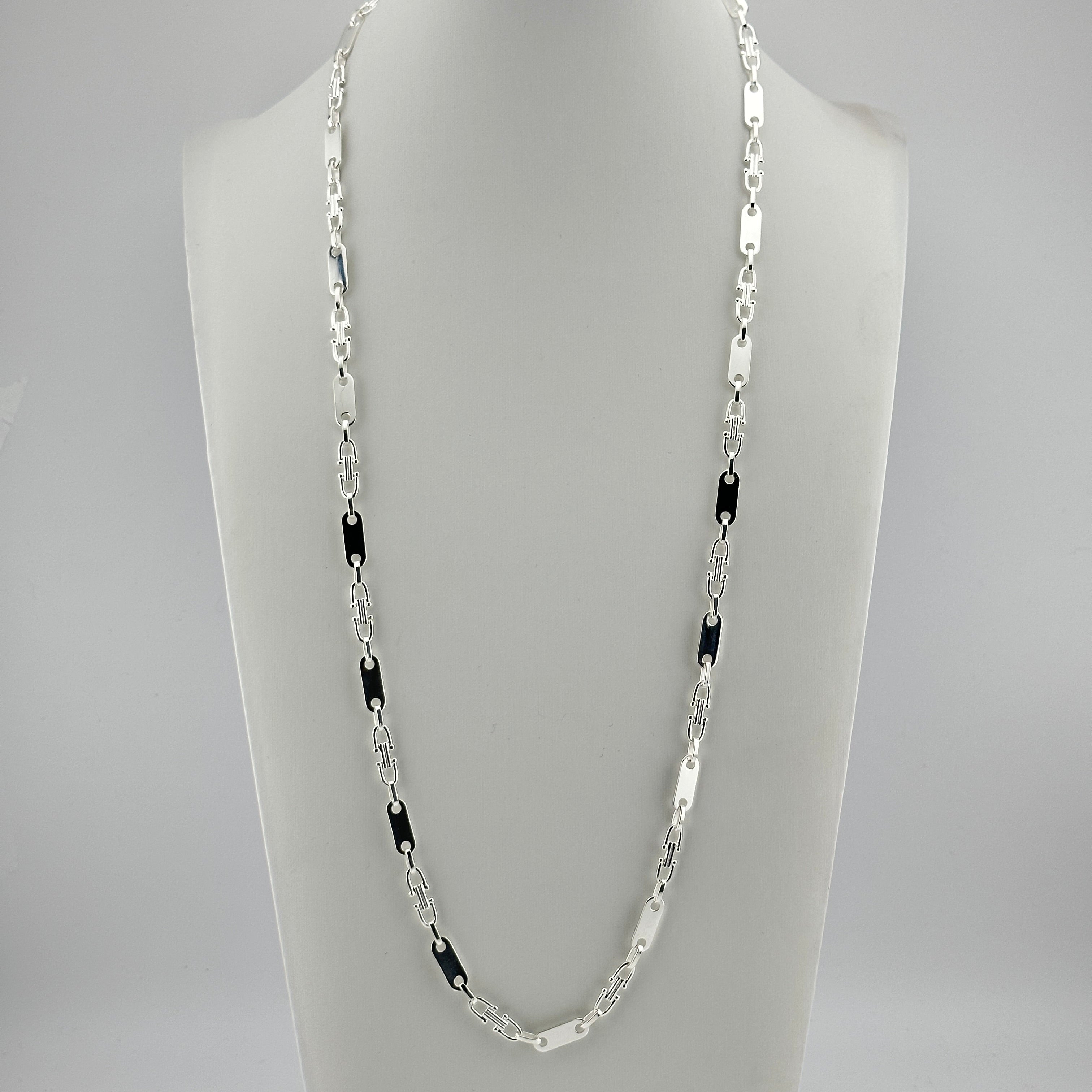 4mm Plattenkette - Silber 925