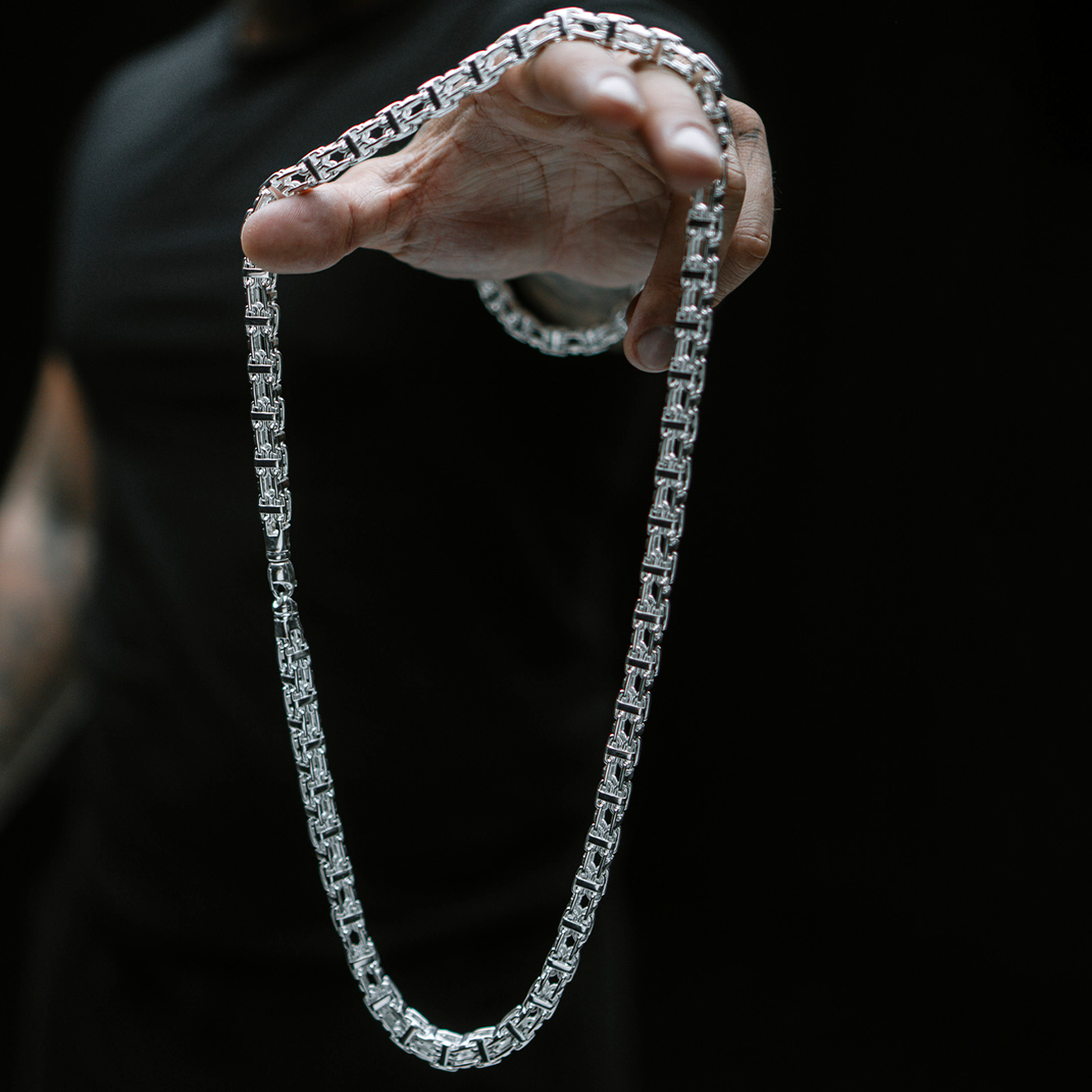 8,5mm Käfigkette - Silber 925