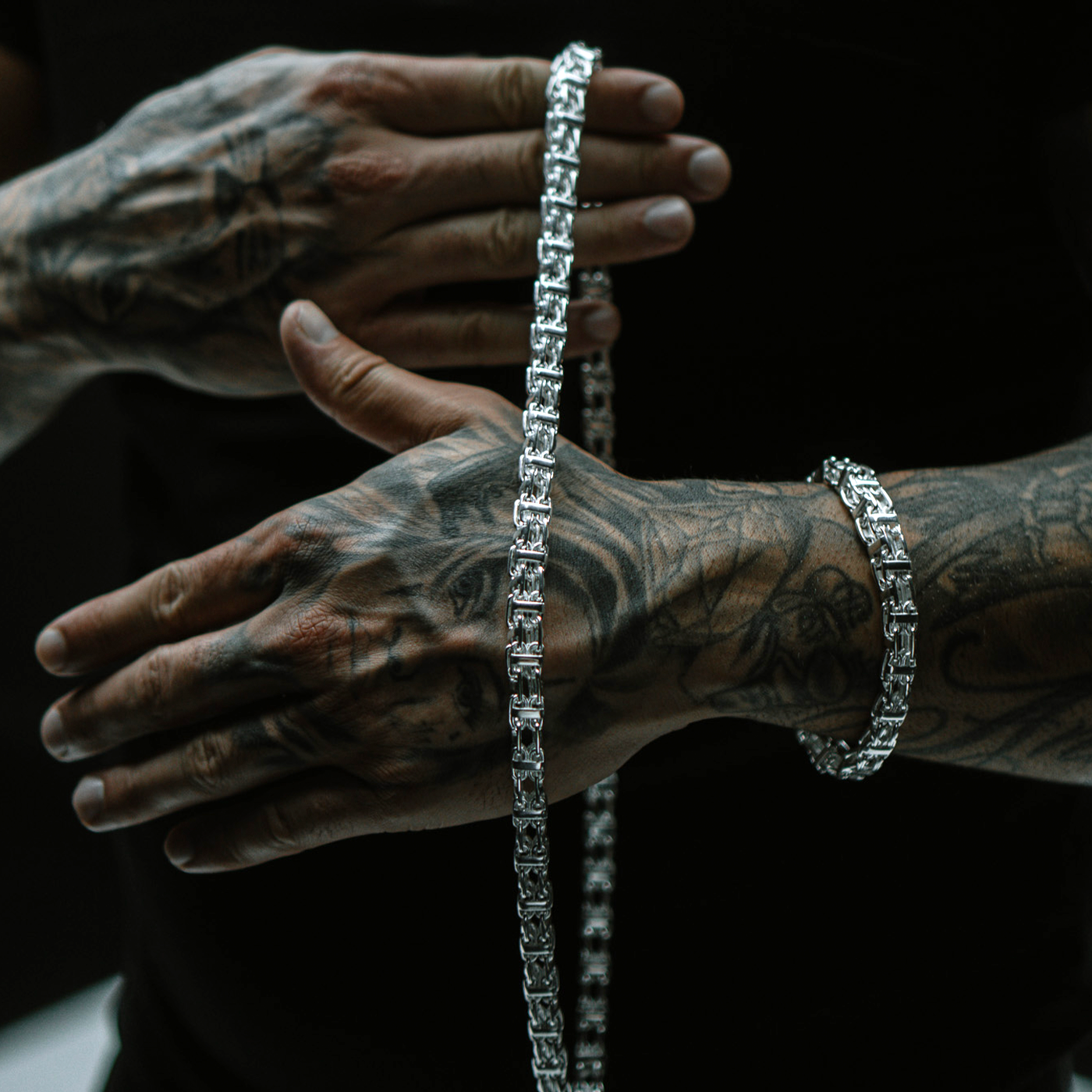 8,5mm Käfigkette - Silber 925