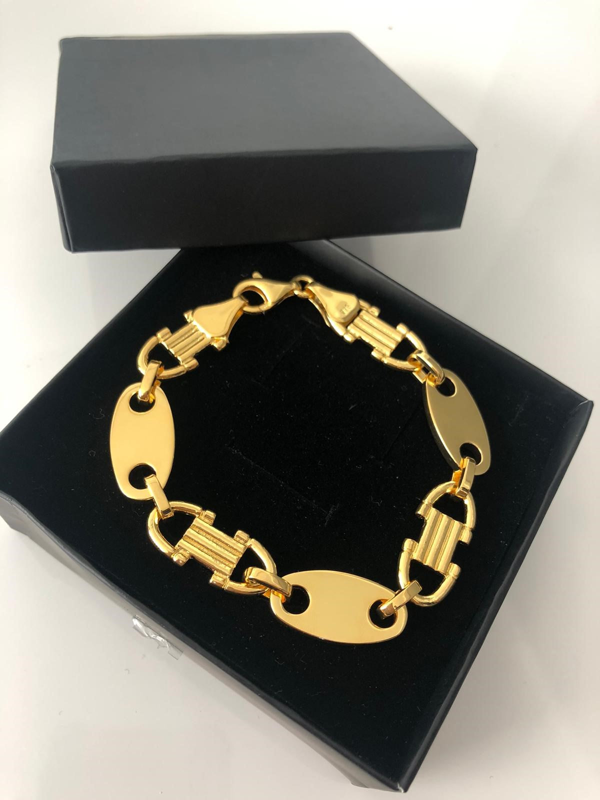 (Armband) Plattenkette - 14mm breit
