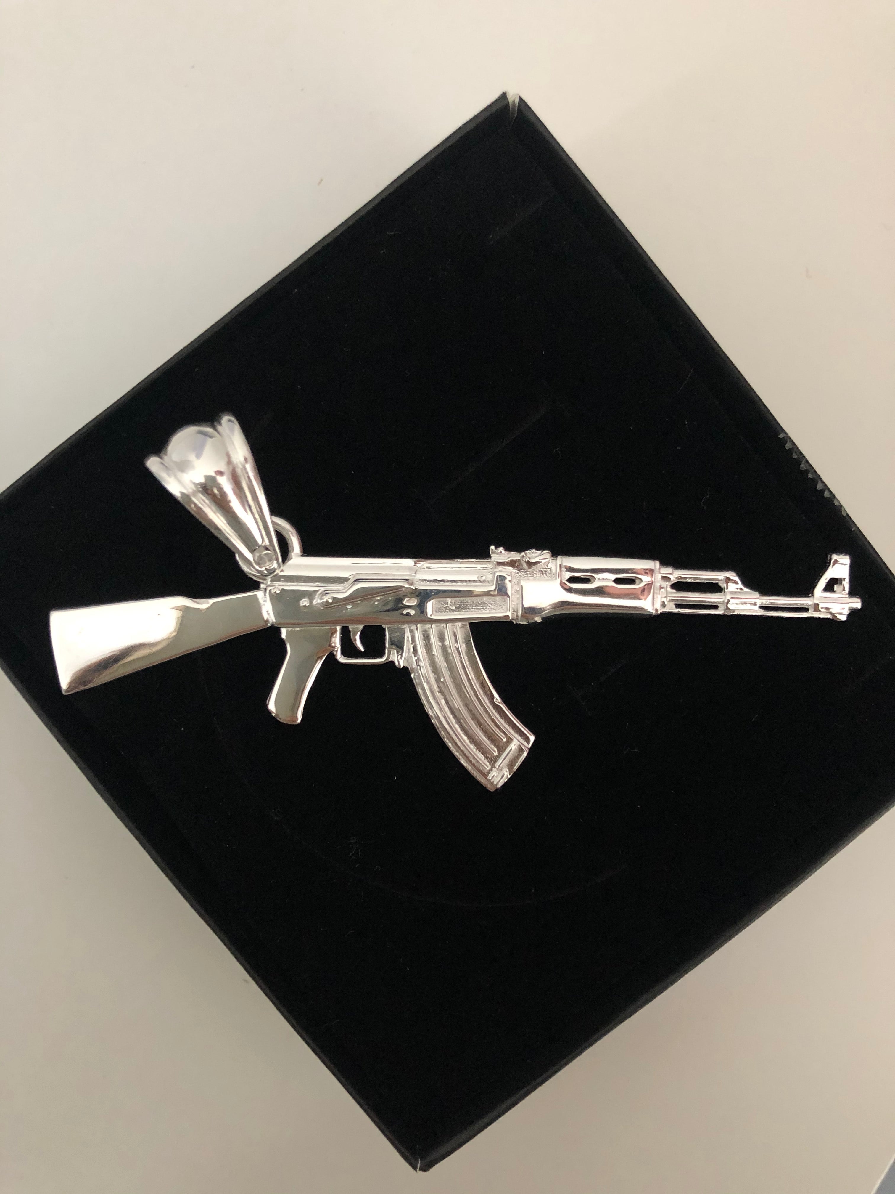 Ak47 Anhänger - Silber 925