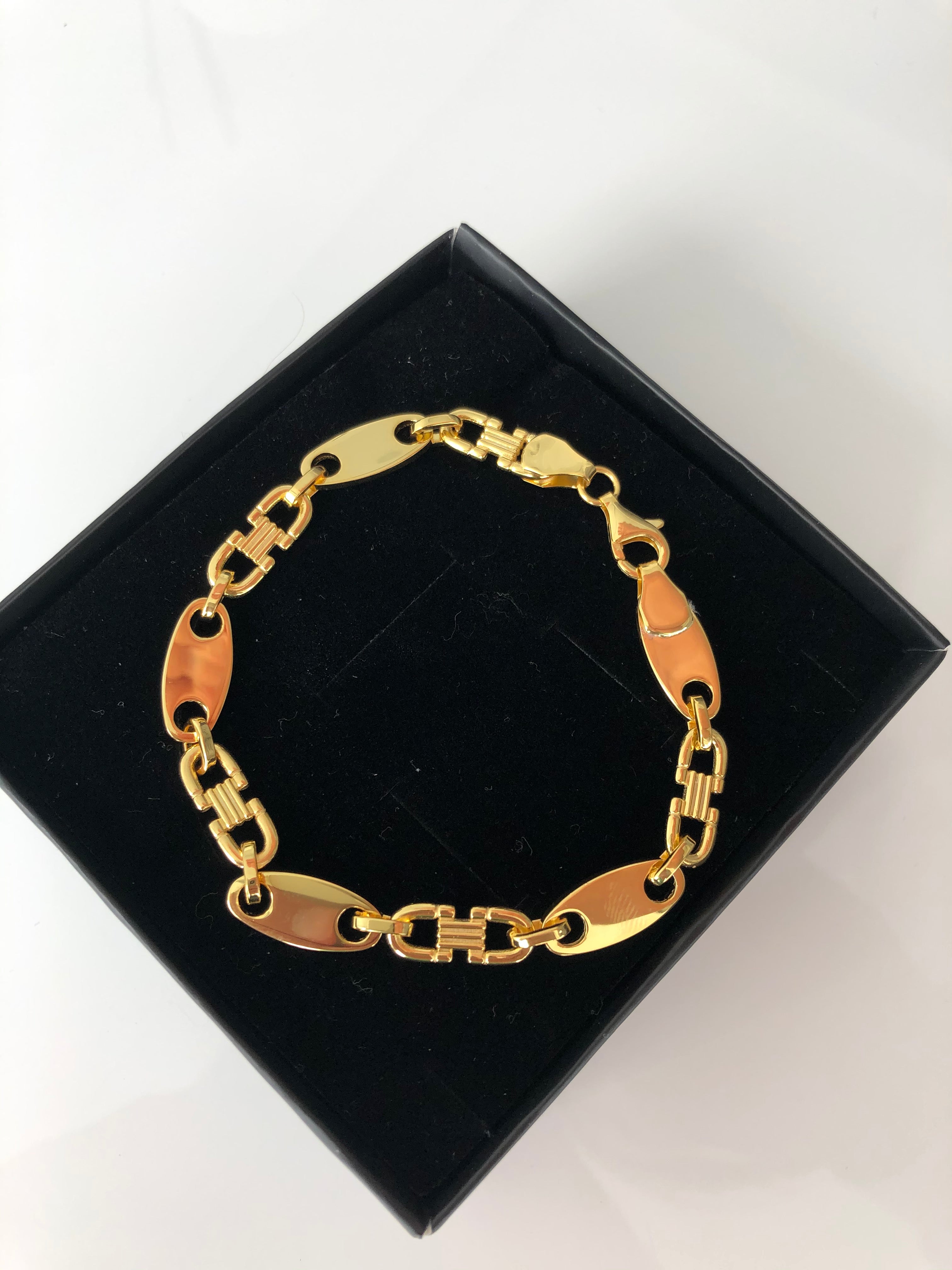 (Armband) Plattenkette - 8mm breit
