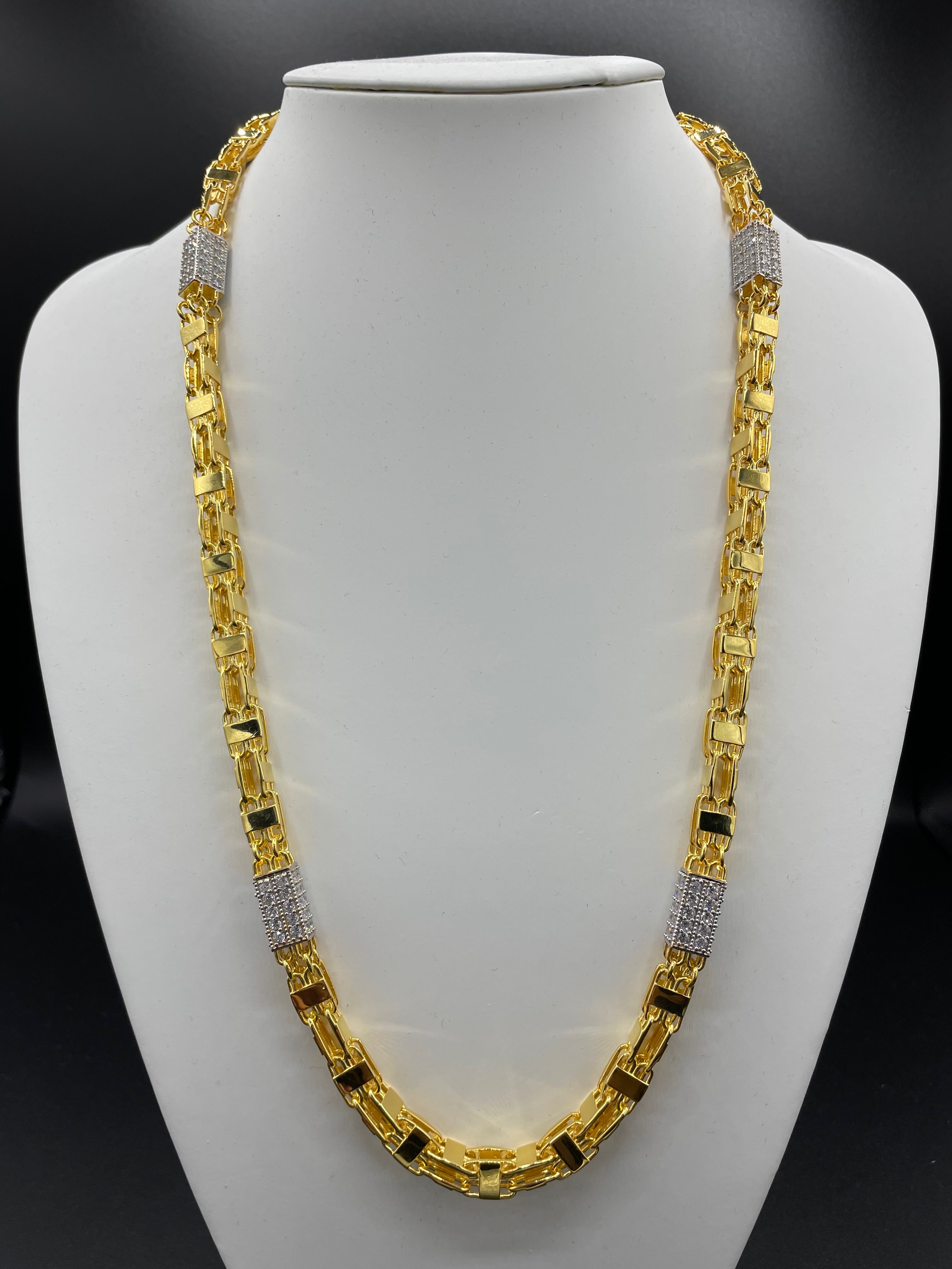Käfigkette Iced-Out - 8mm breit