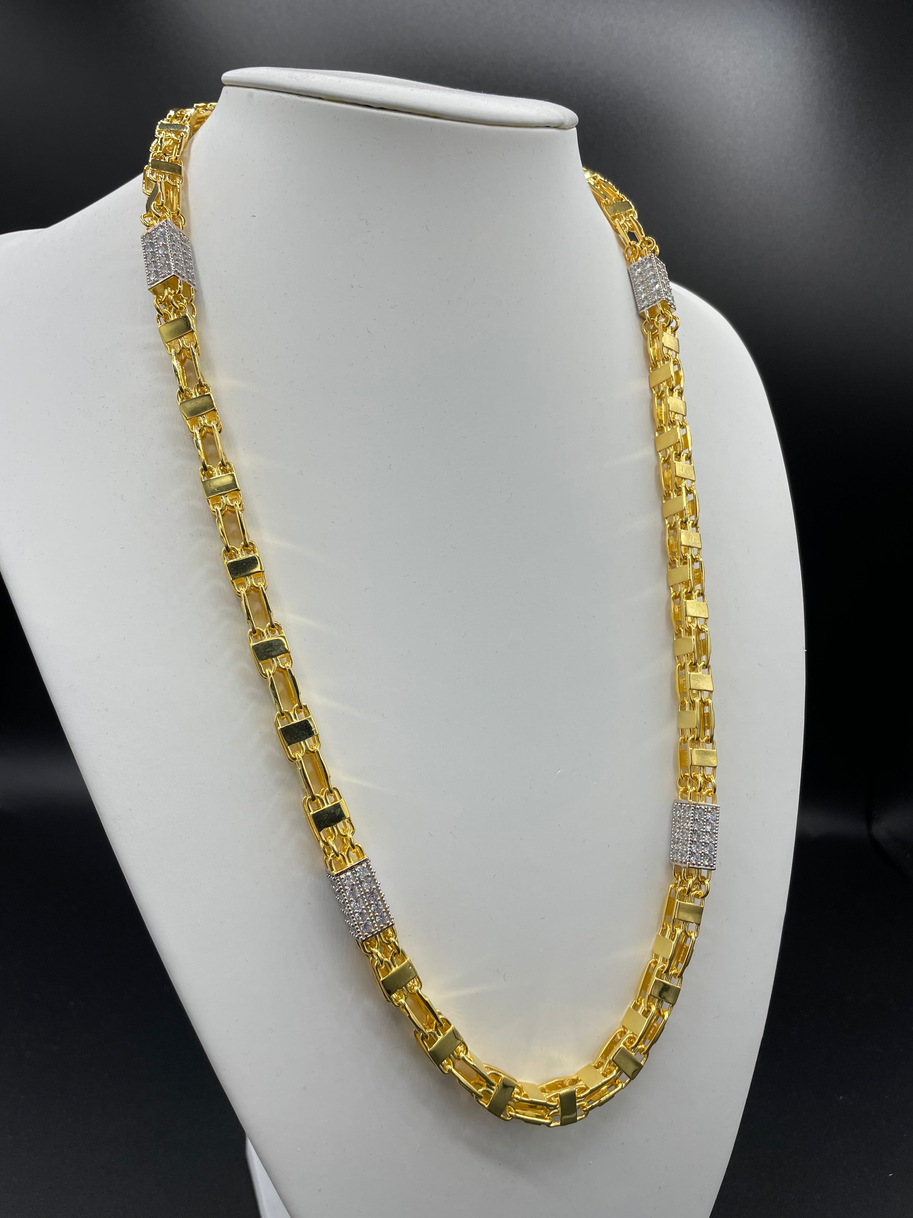 Käfigkette Iced-Out - 8mm breit