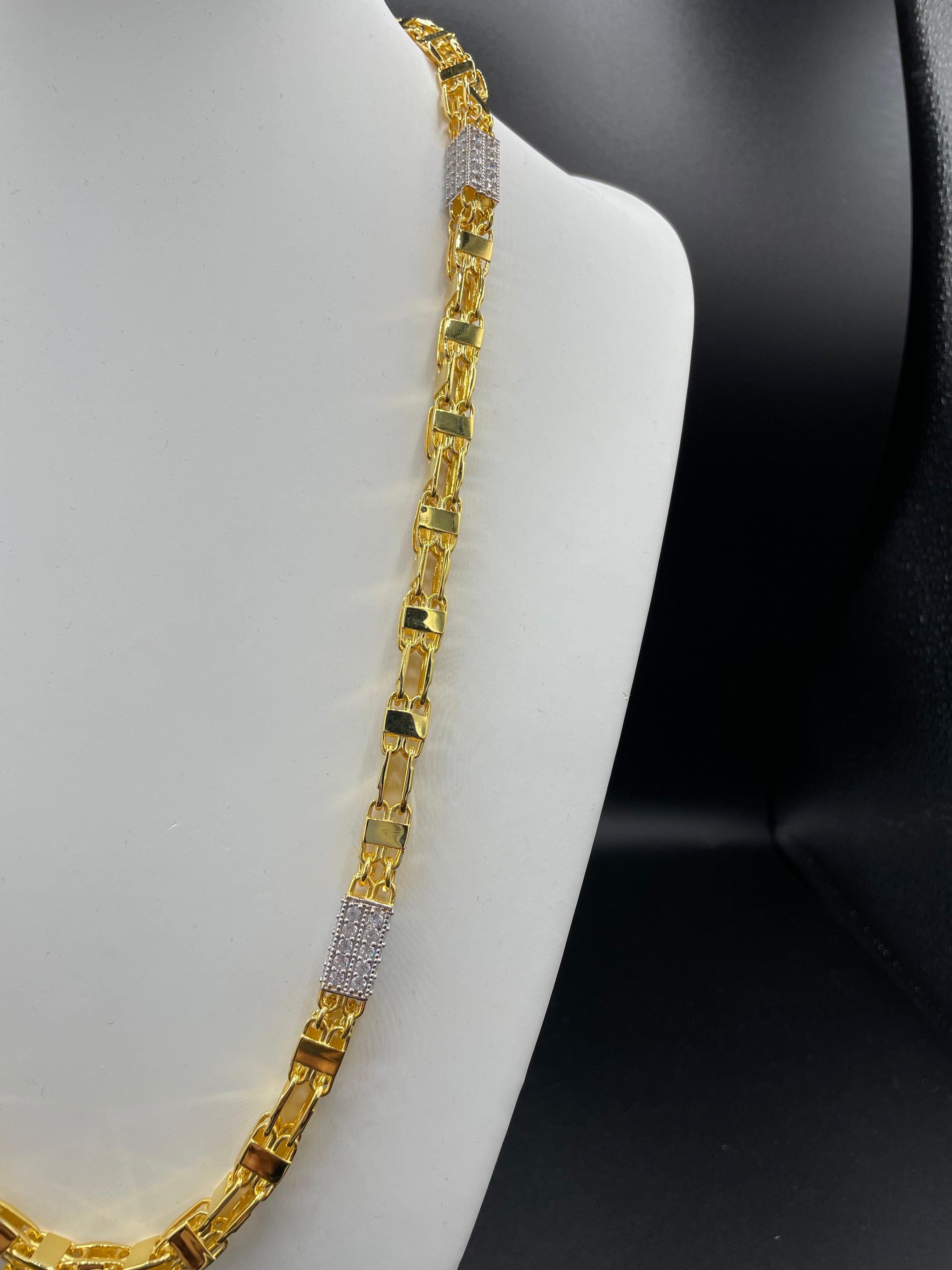 Käfigkette Iced-Out - 8mm breit