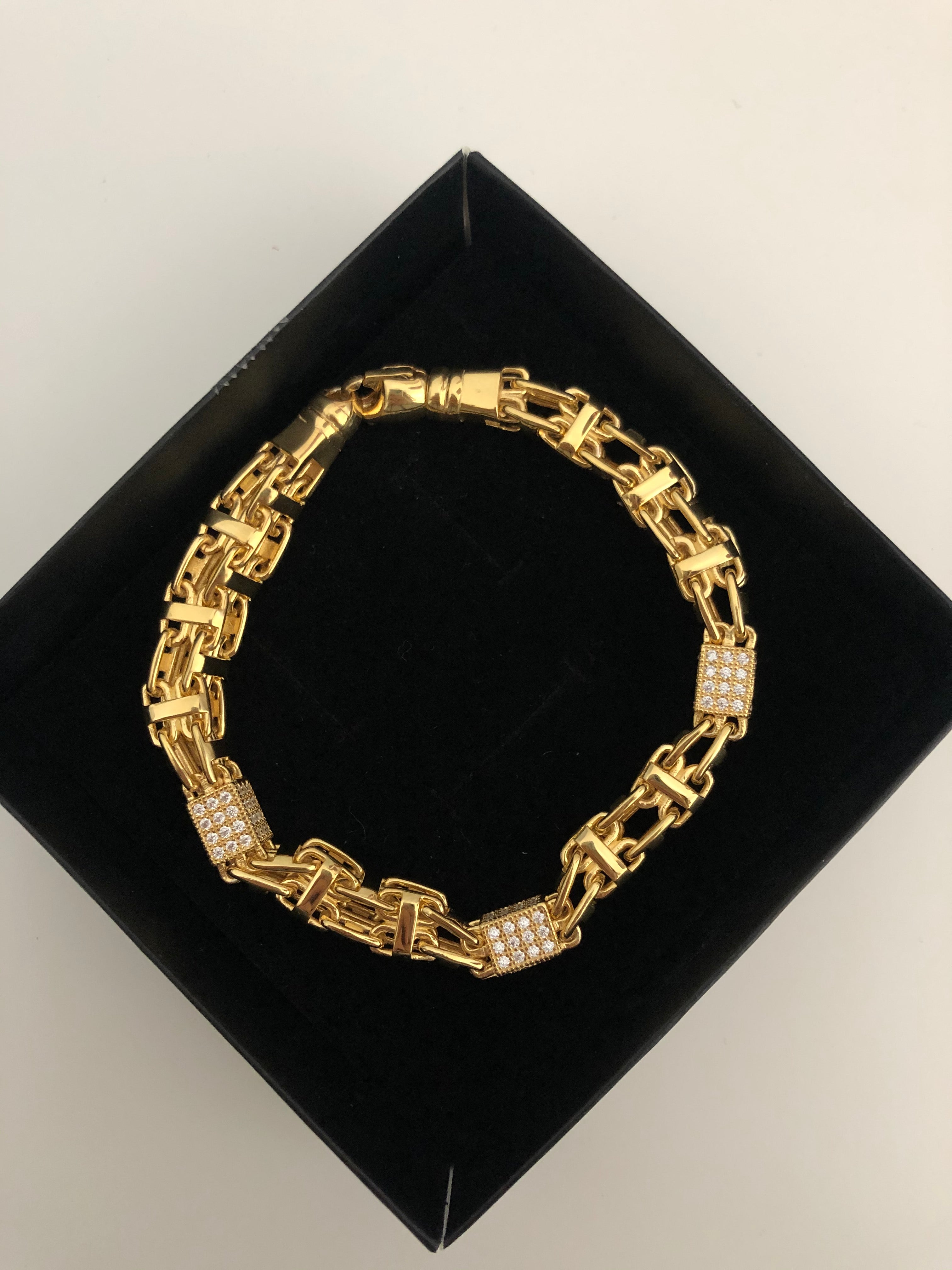 (Armband) Käfigkette ICED Out - 8,5mm breit