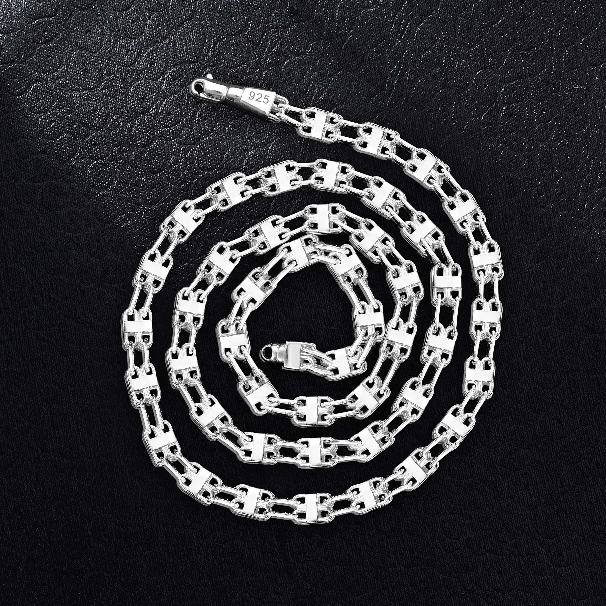 6mm Käfigkette - Silber 925