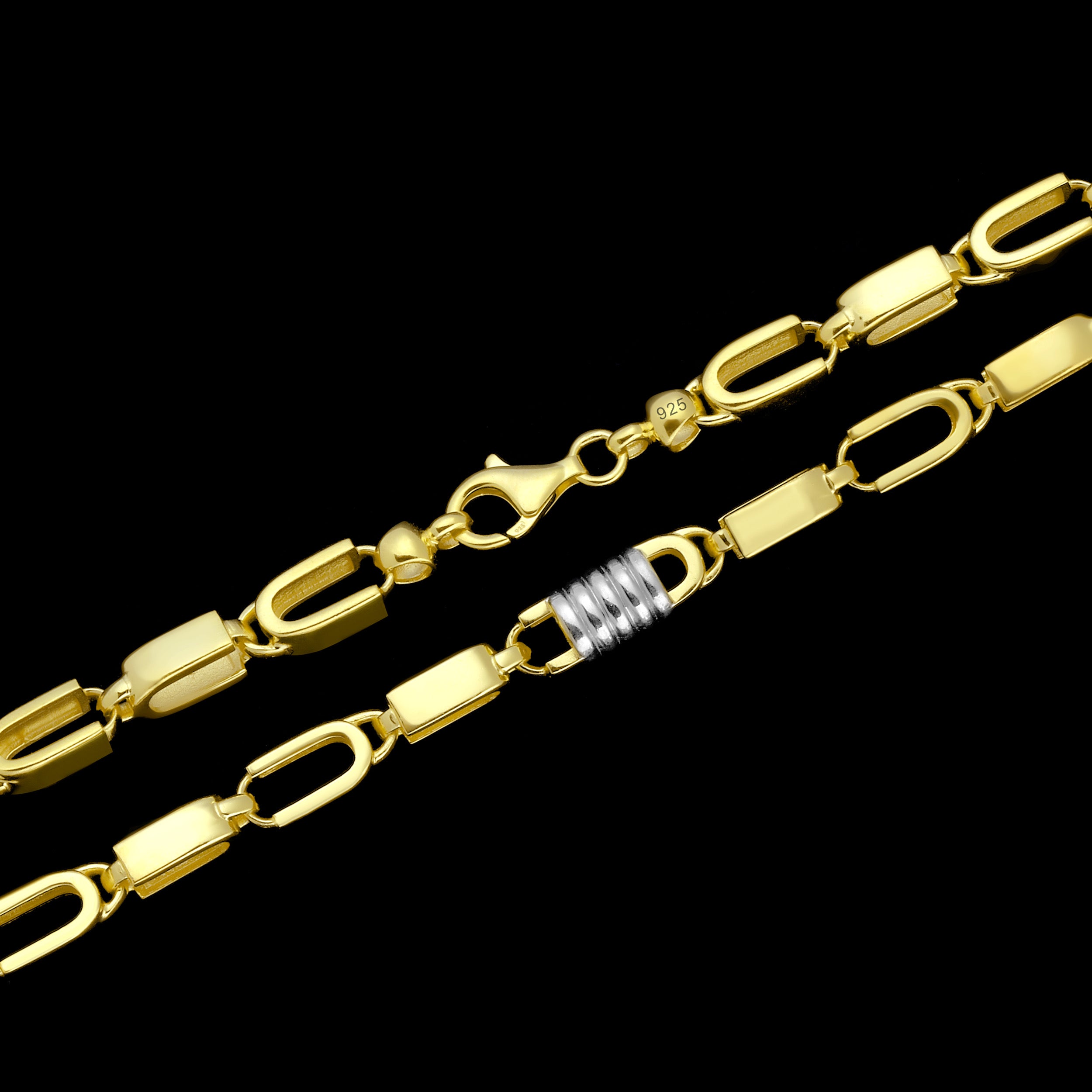 4mm Monte Carlo Kette 2.0 - Silber 925 18k Gold vergoldet