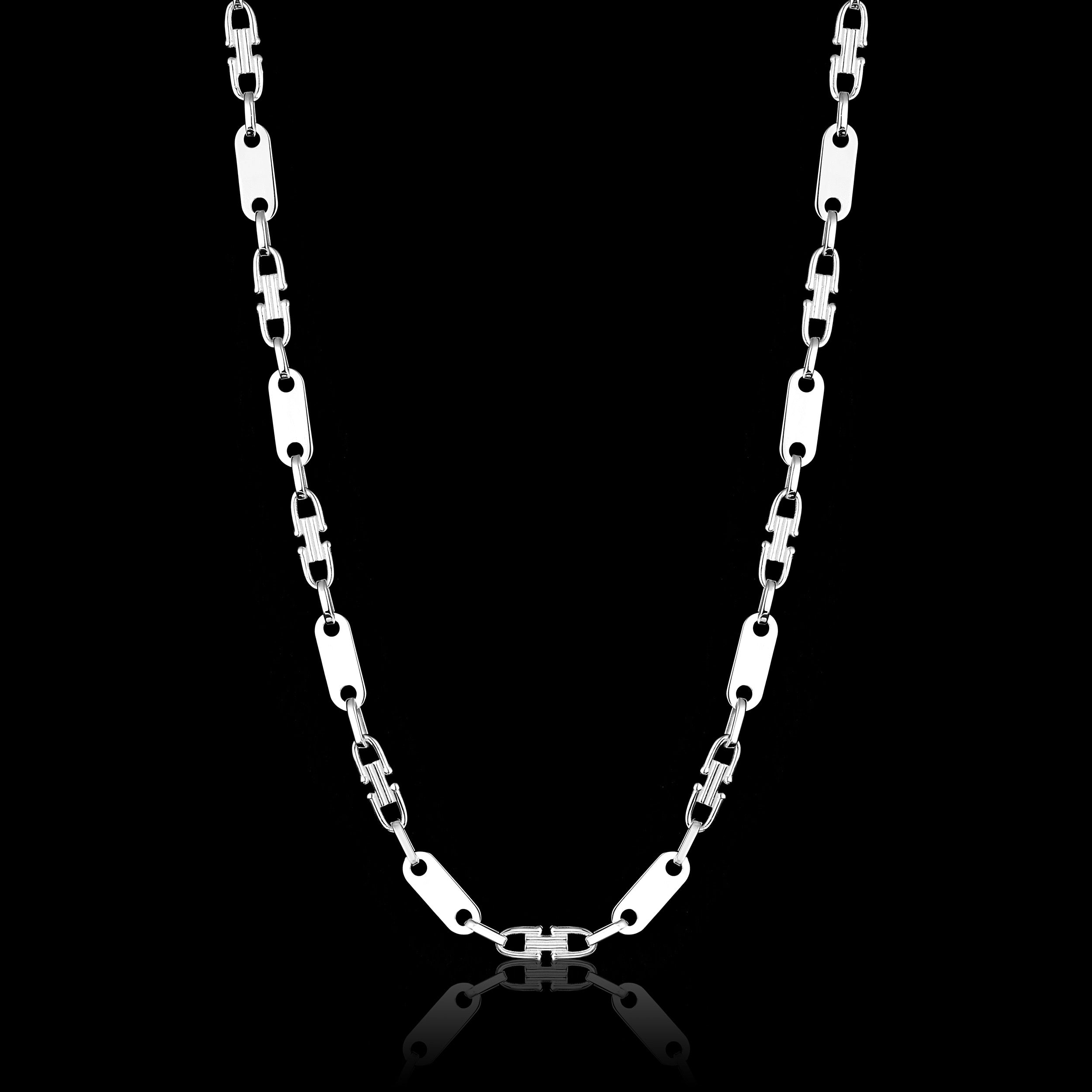 4mm Plattenkette - Silber 925