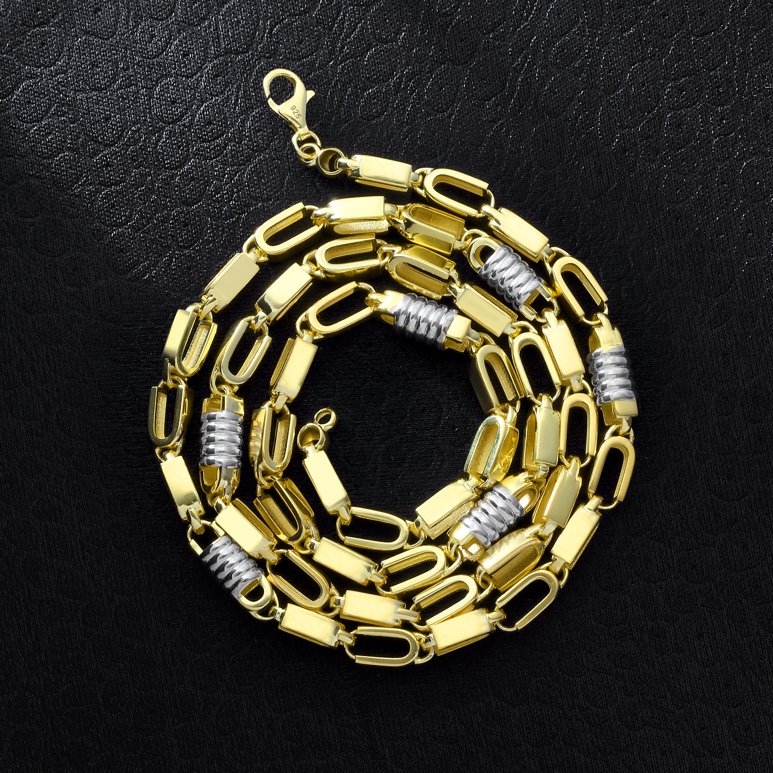 4mm Monte Carlo Kette 2.0 - Silber 925 18k Gold vergoldet