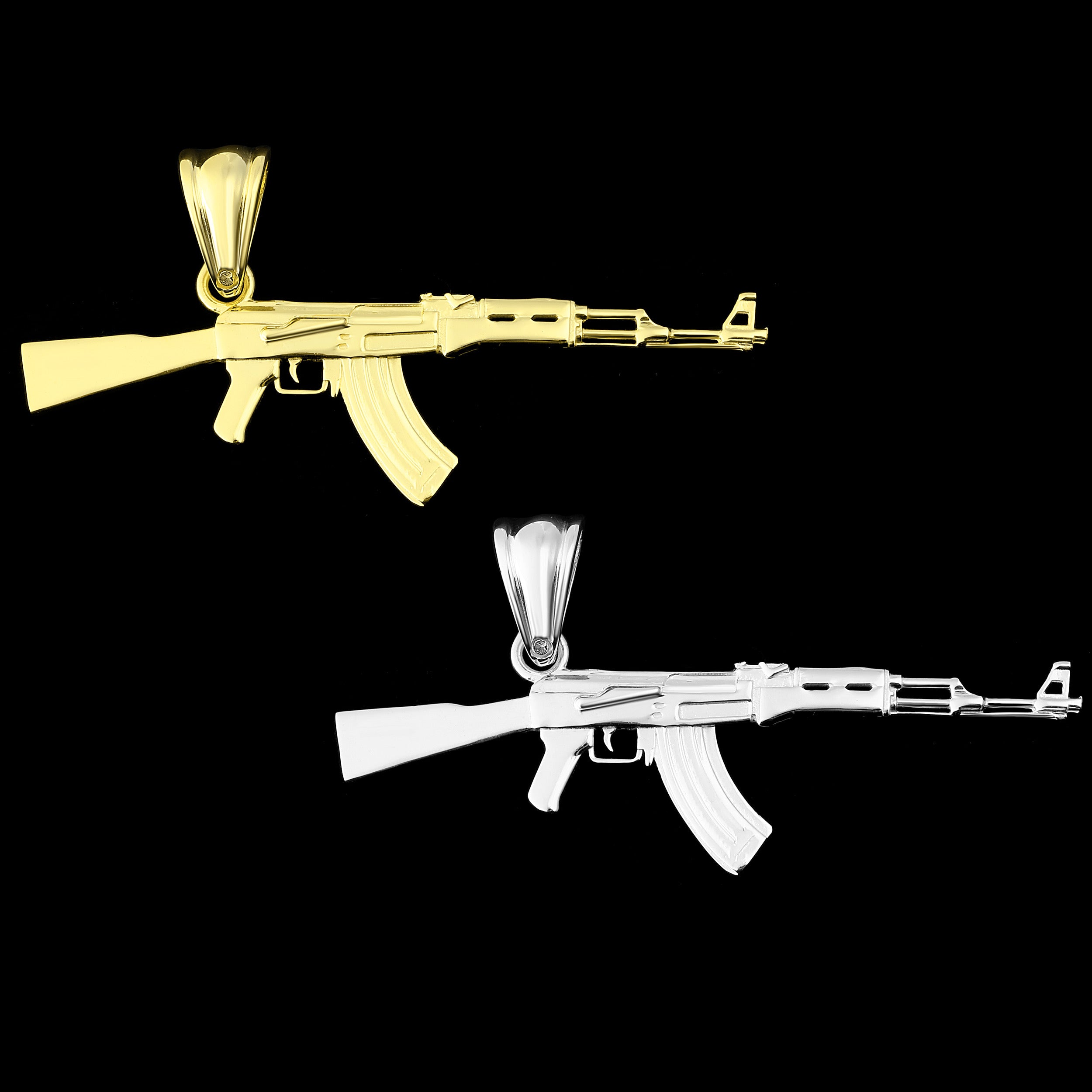 Ak47 Anhänger - Silber 925