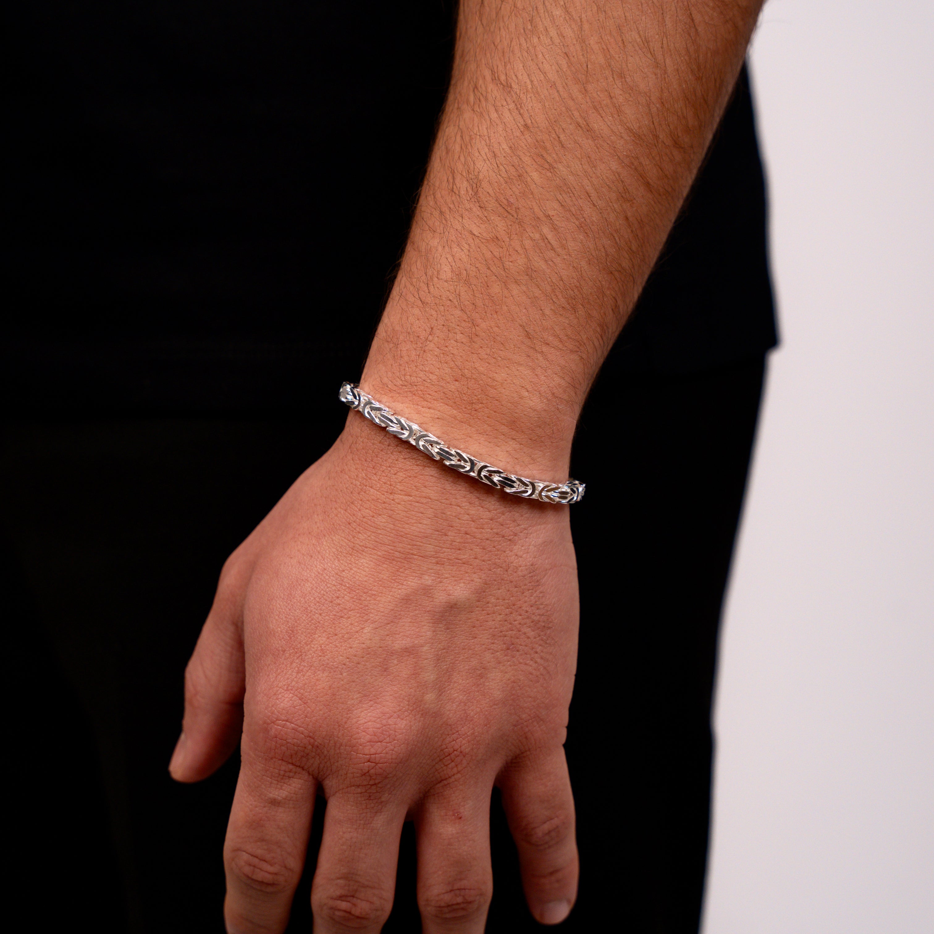 5mm Königskette Armband - Silber 925