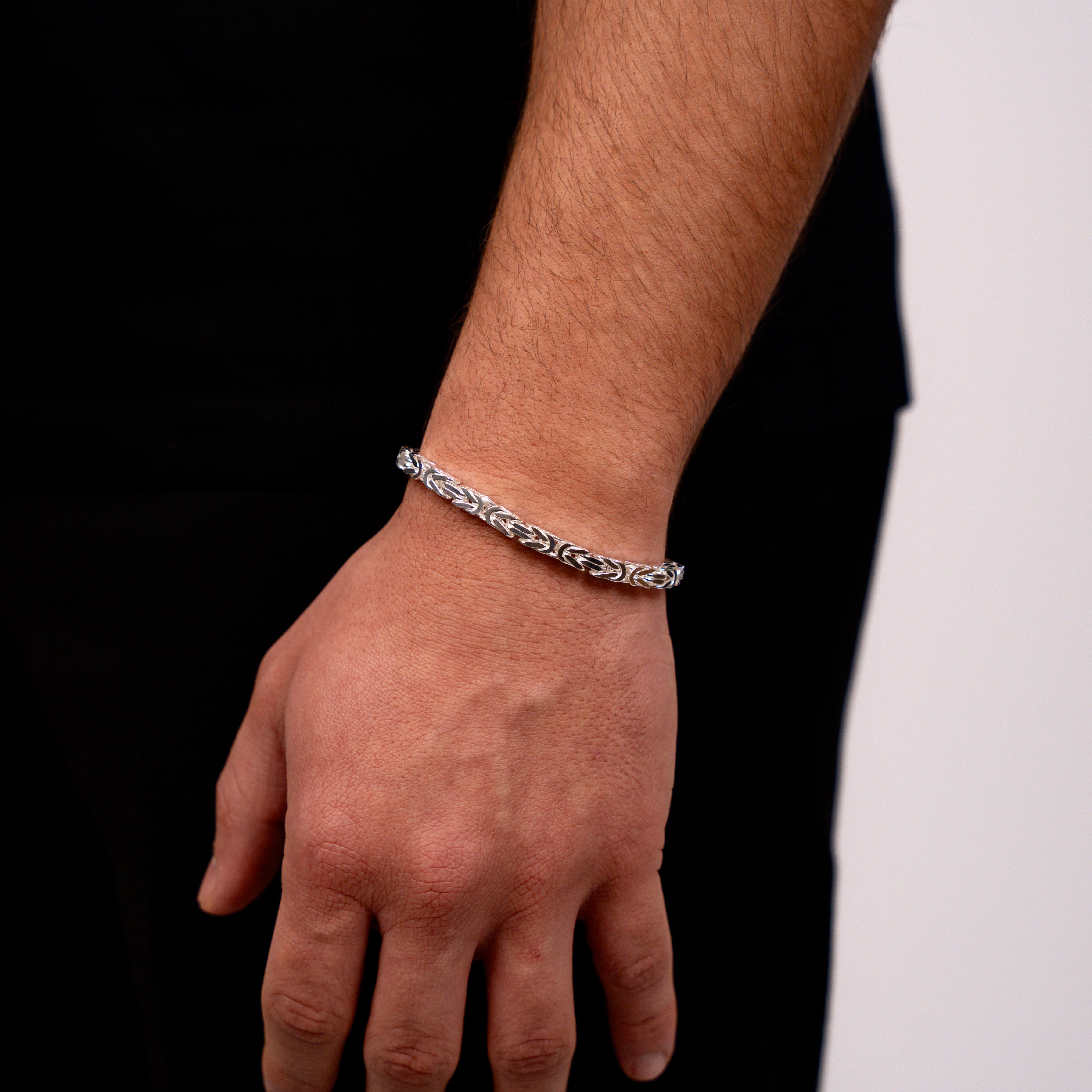 5mm Königskette Armband - Silber 925