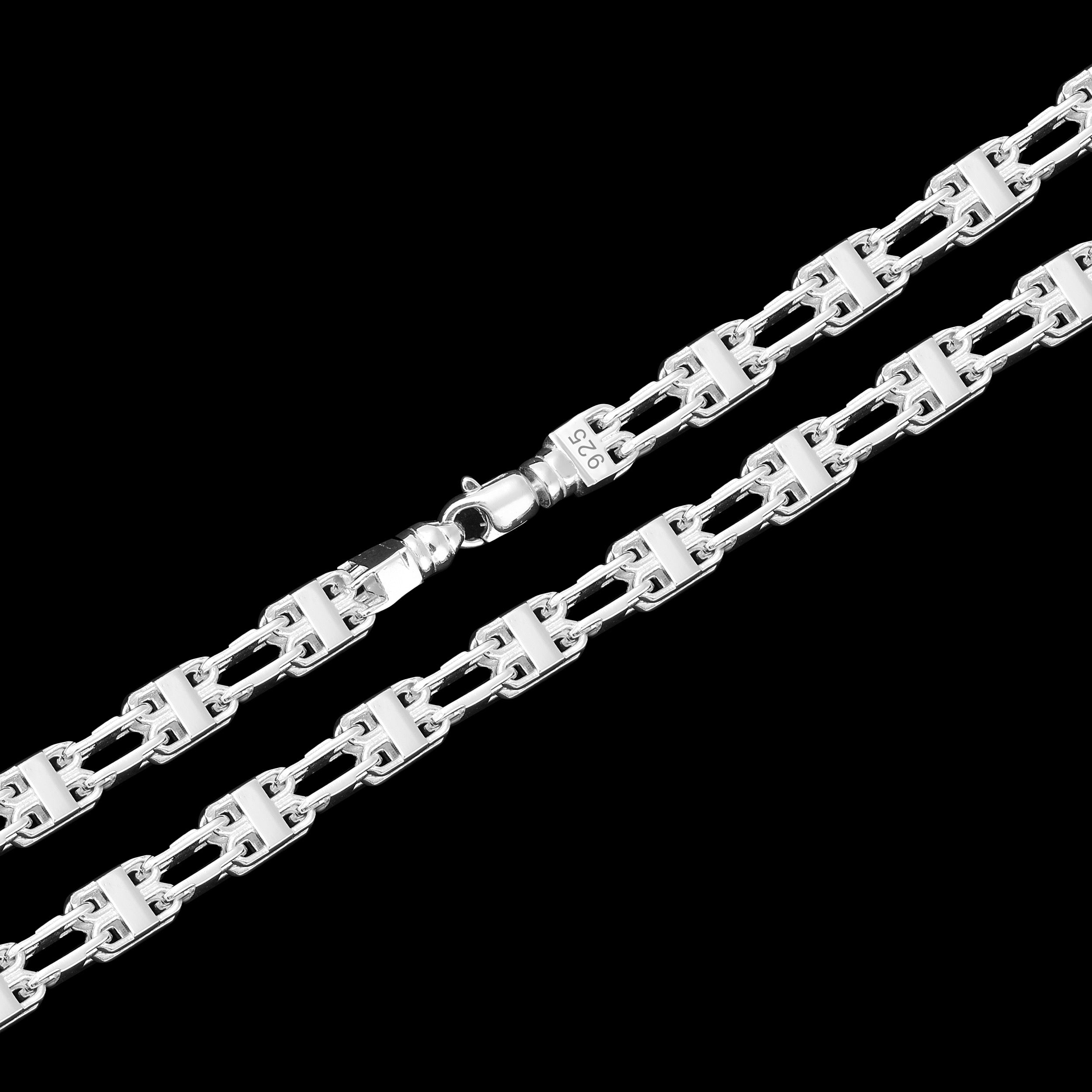 6mm Käfigkette - Silber 925