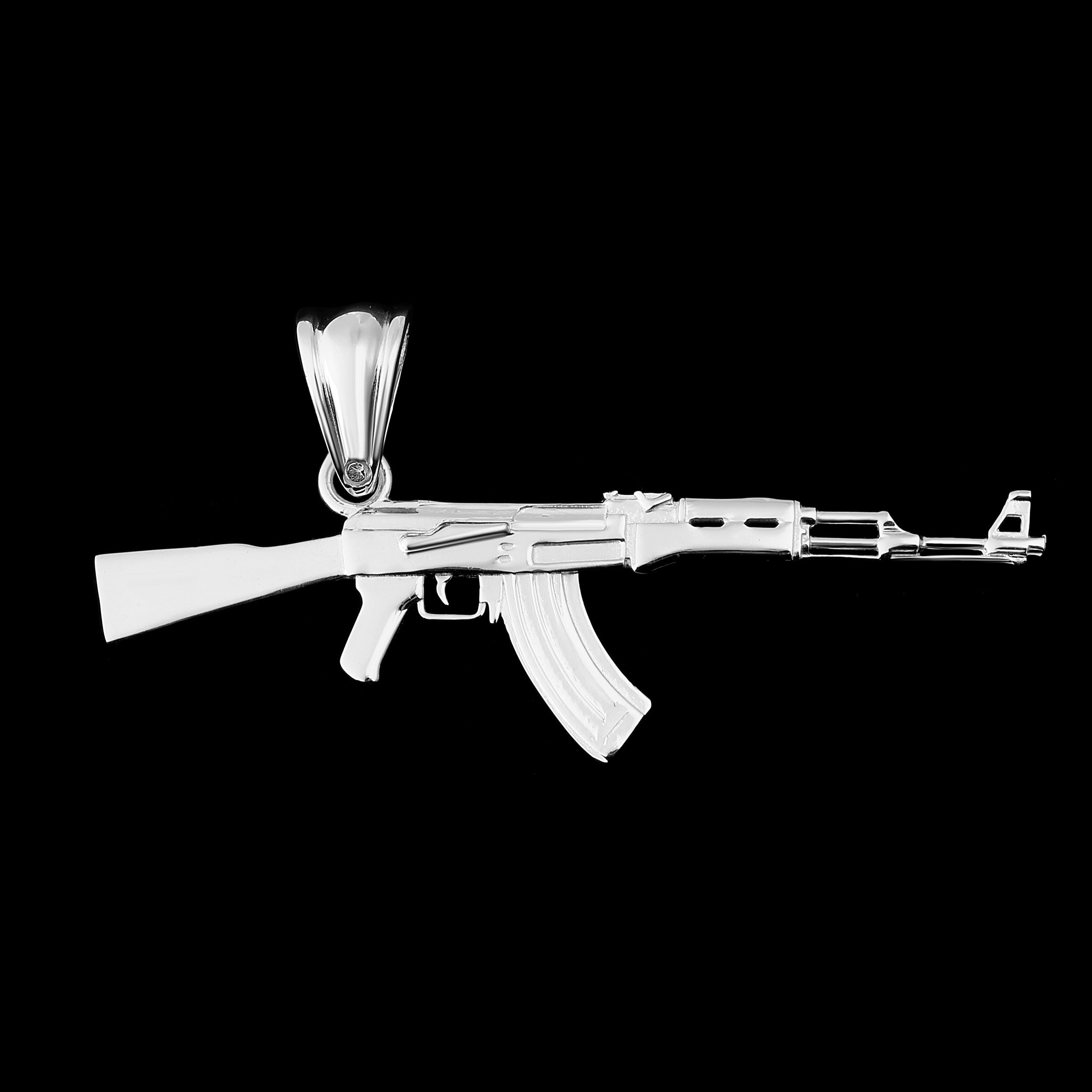 Ak47 Anhänger - Silber 925