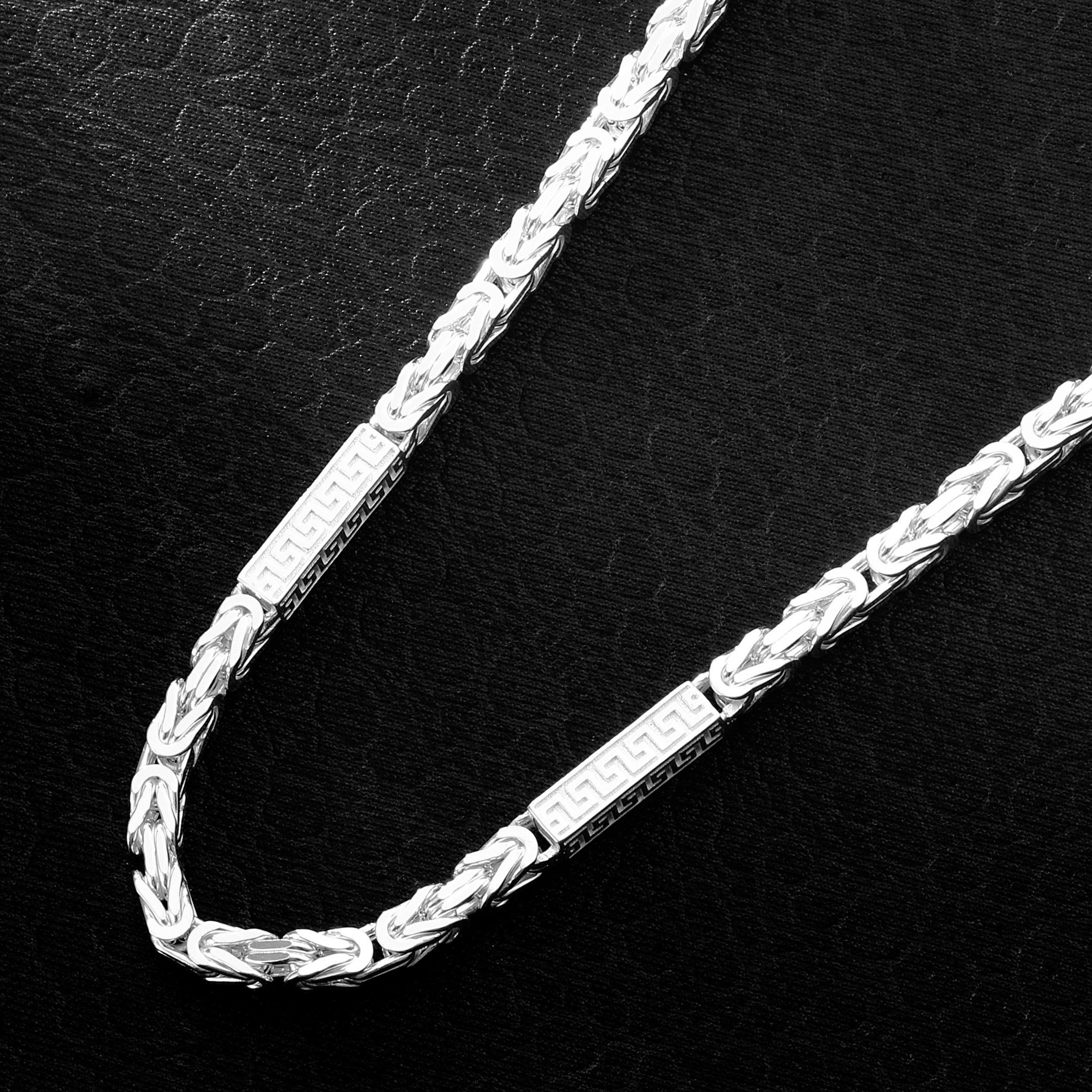 4mm Greek Königskette - Silber 925