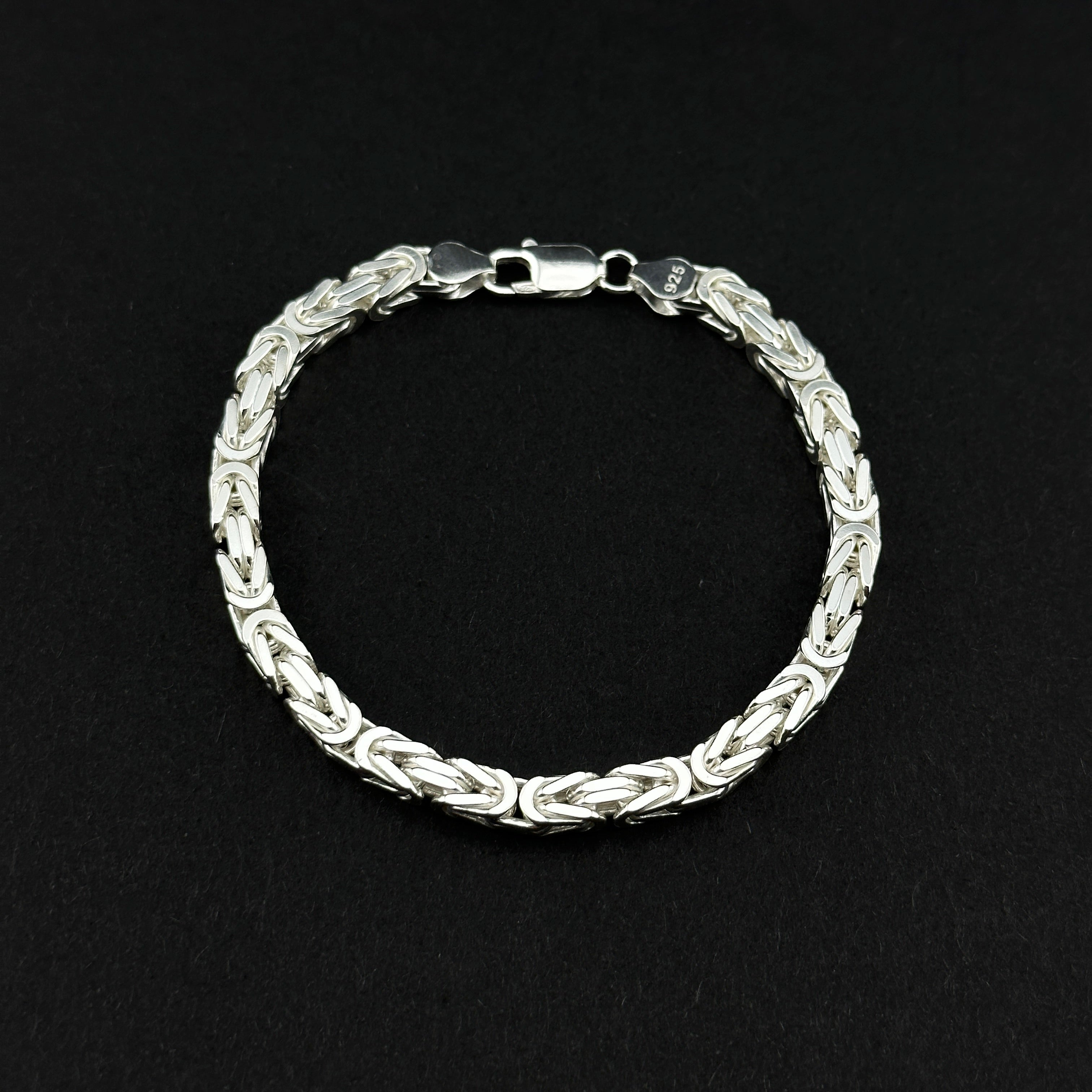 5mm Königskette Armband - Silber 925