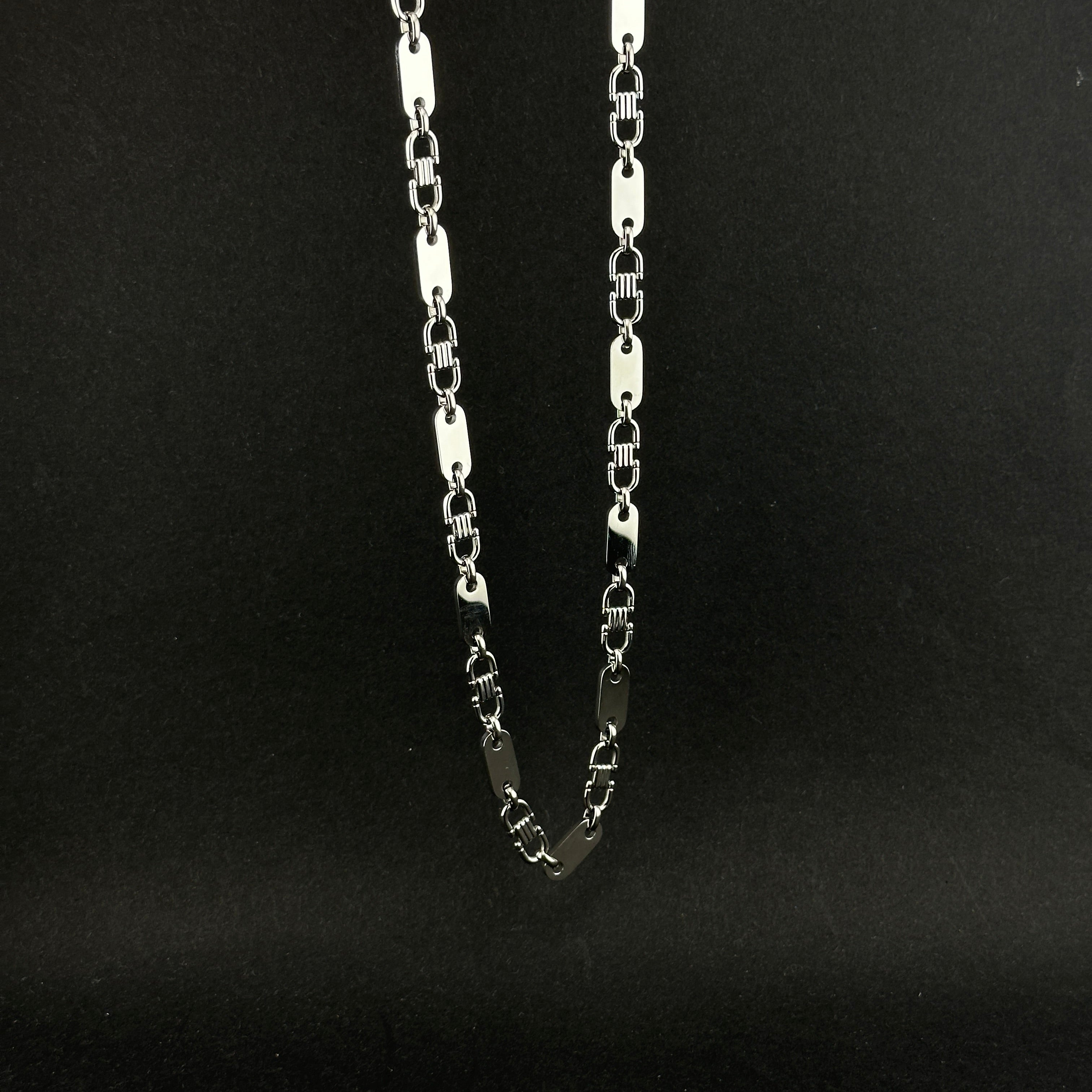 8mm Plattenkette - Edelstahl