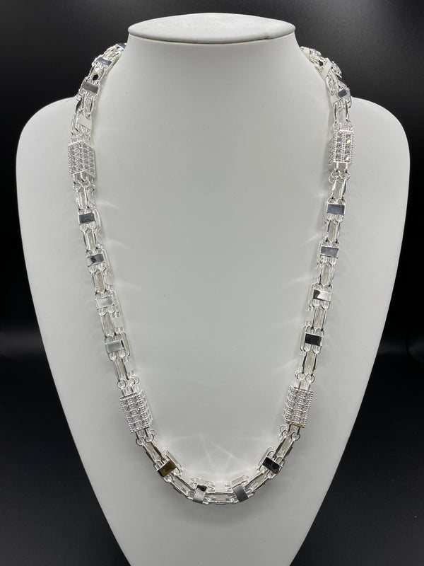 Käfigkette / Magnumkette Iced-Out - 10mm breit