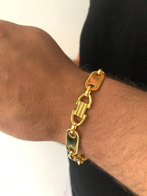 (Armband) Plattenkette - 12mm breit