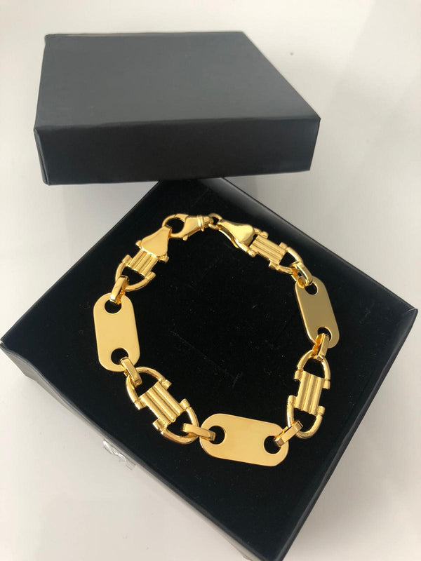 (Armband) Plattenkette - 12mm breit