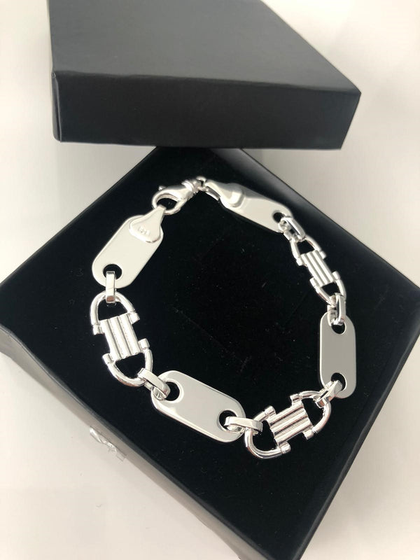 (Armband) Plattenkette - 12mm breit