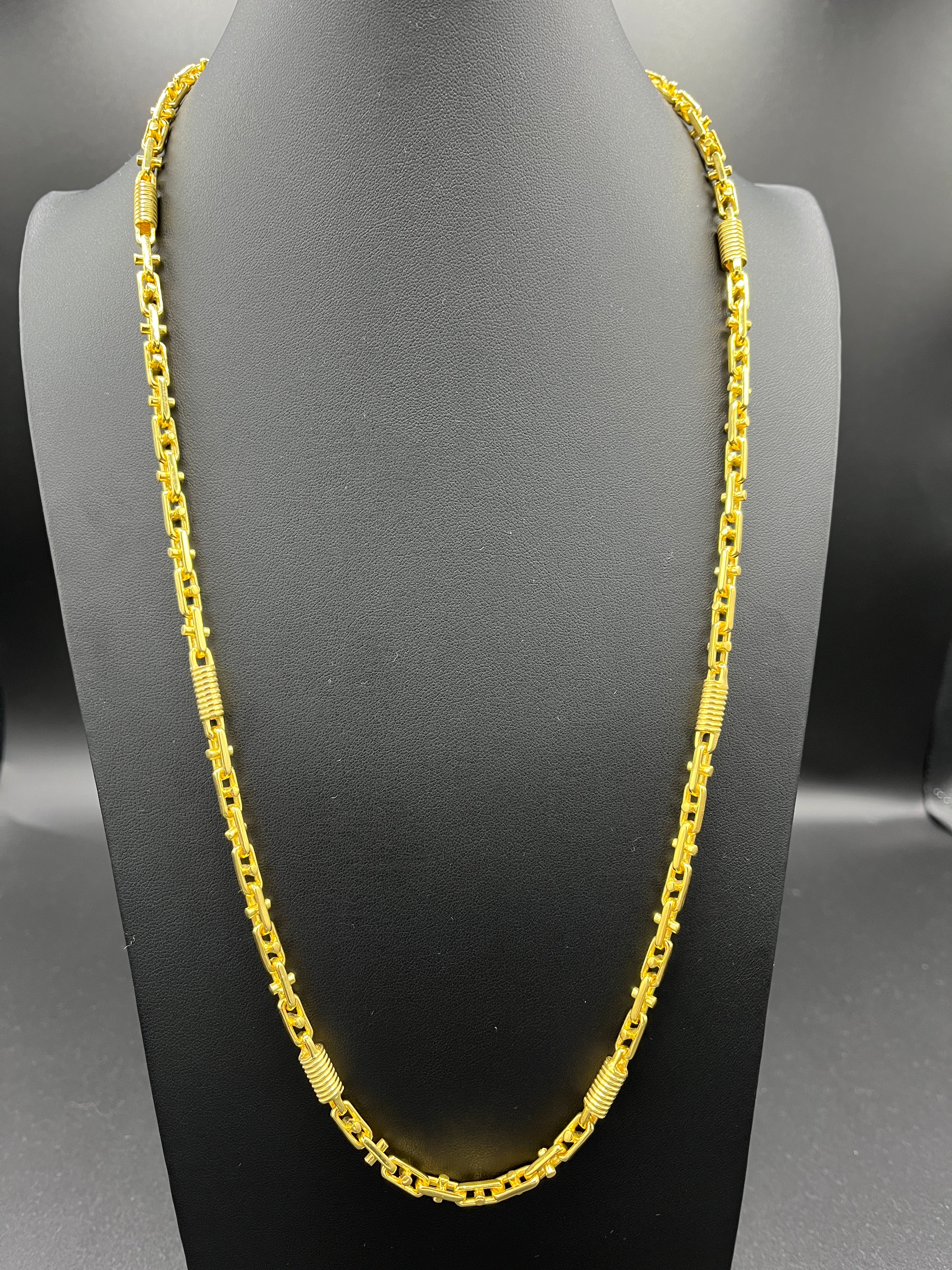 4mm Monte Carlo Kette - Silber 925 18k Gold vergoldet
