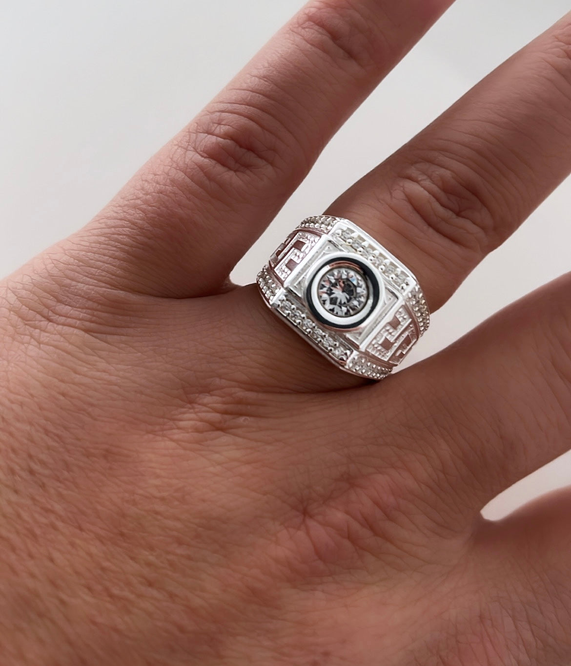 Medusa Iced-Out Ring - Silber 925