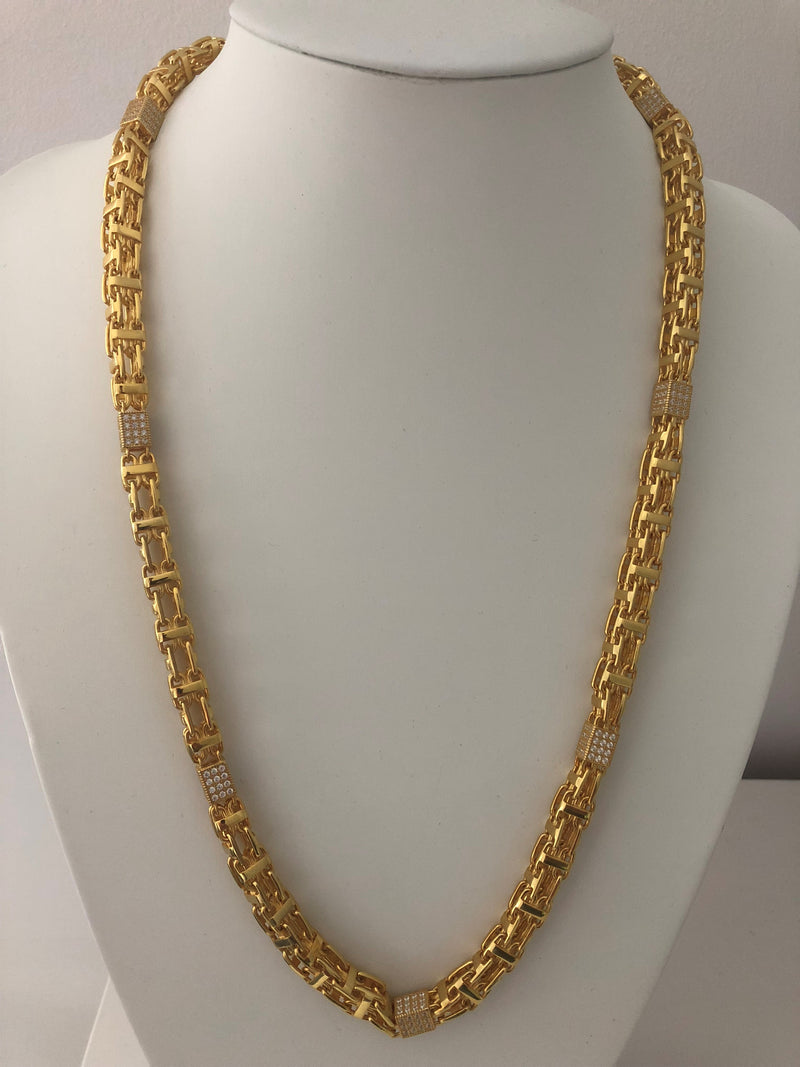 Käfigkette Iced-Out - 8,5mm breit